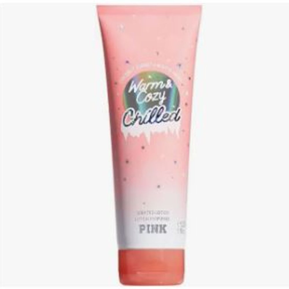 Victoria's Secret Warm Cozy Chilled Scented Lotion Pink